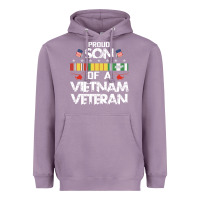 Lavender proud son of a vietnam veteran father's day Heavyweight Hoodie - linhVisuals