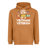 Meerkat proud son of a vietnam veteran father's day Heavyweight Hoodie - linhVisuals