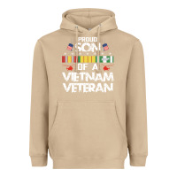 Mushroom proud son of a vietnam veteran father's day Heavyweight Hoodie - linhVisuals
