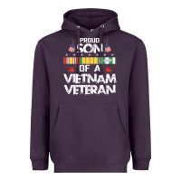 Proud Son Of A Vietnam Veteran Father's Day Heavyweight Hoodie | Teevron