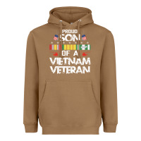 Toasted Coconut proud son of a vietnam veteran father's day Heavyweight Hoodie - linhVisuals