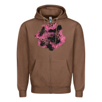Chestnut valentine's day patches Zipper Hoodie - AdoDesignShop