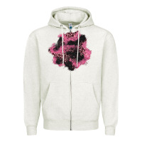 Oatmeal Heather valentine's day patches Zipper Hoodie - AdoDesignShop