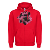 Red valentine's day patches Zipper Hoodie - AdoDesignShop