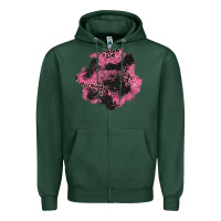 Sports Green valentine's day patches Zipper Hoodie - AdoDesignShop