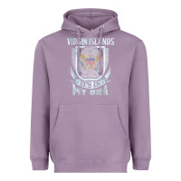 Lavender virgin islands virgin islander Heavyweight Hoodie - linhVisuals