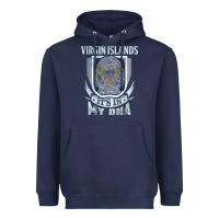 Navy virgin islands virgin islander Heavyweight Hoodie - linhVisuals