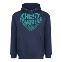 Navy doctor mike merch chest compressions Heavyweight Hoodie - linhVisuals