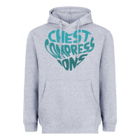 Heather Grey doctor mike merch chest compressions Heavyweight Hoodie - linhVisuals