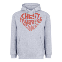 Heather Grey doctor mike merch chest compressions Heavyweight Hoodie - linhVisuals