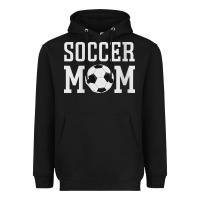 Black womens soccer mama soccer mom Heavyweight Hoodie - linhVisuals