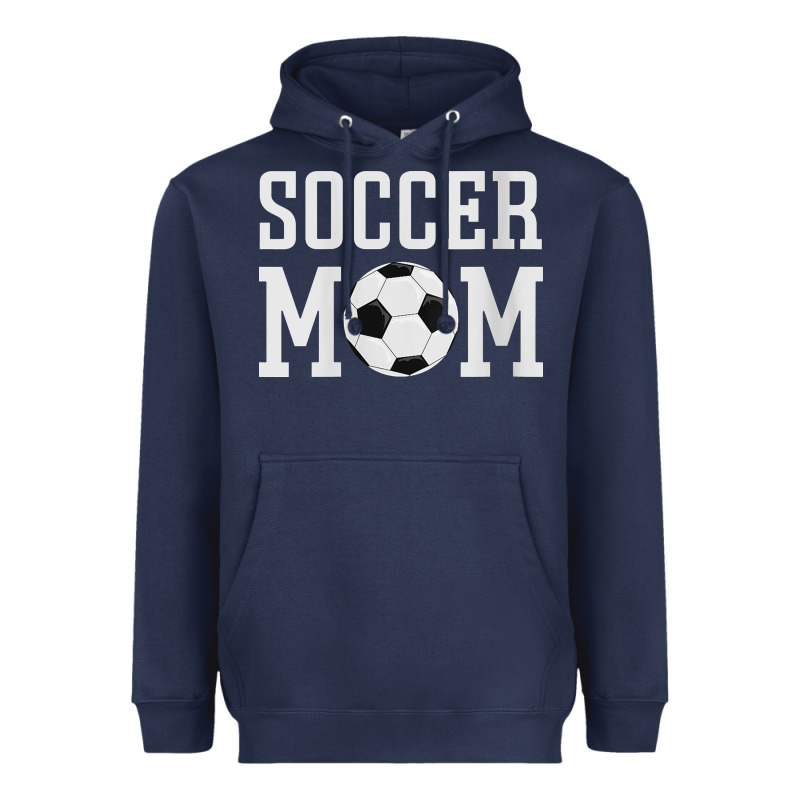 Womens Soccer Mama Soccer Mom Heavyweight Hoodie by linhVisuals | Teevron