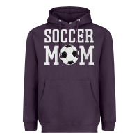 Plum womens soccer mama soccer mom Heavyweight Hoodie - linhVisuals