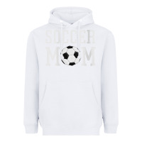 White womens soccer mama soccer mom Heavyweight Hoodie - linhVisuals