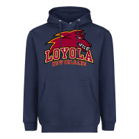 Navy loyola college prep Heavyweight Hoodie - linhVisuals