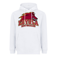 White loyola college prep Heavyweight Hoodie - linhVisuals