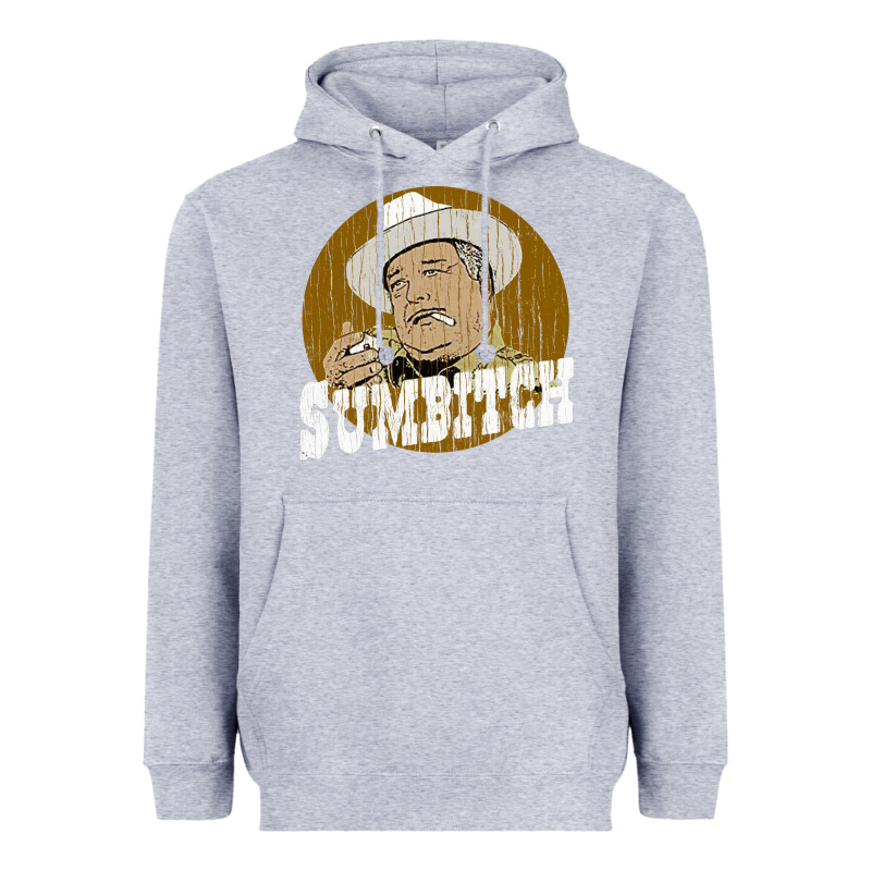 Sumbitch Distressed Heavyweight Hoodie by linhVisuals | Teevron
