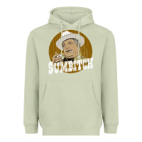 Matcha sumbitch distressed Heavyweight Hoodie - linhVisuals