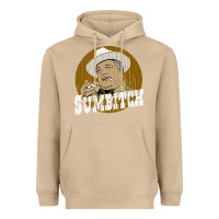 Mushroom sumbitch distressed Heavyweight Hoodie - linhVisuals