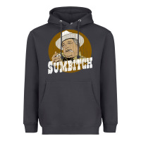 Smoke sumbitch distressed Heavyweight Hoodie - linhVisuals