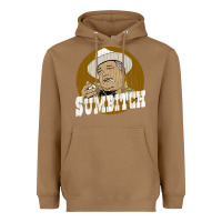 Toasted Coconut sumbitch distressed Heavyweight Hoodie - linhVisuals