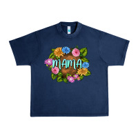 Navy Mama Mother's Day Urban Heavy Tee - FaDigitalArtStudio