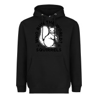 Black who run the world squirrels Heavyweight Hoodie - linhVisuals