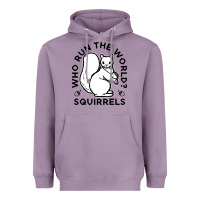 Lavender who run the world squirrels Heavyweight Hoodie - linhVisuals