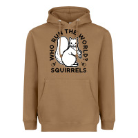 Toasted Coconut who run the world squirrels Heavyweight Hoodie - linhVisuals