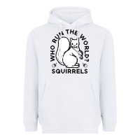White who run the world squirrels Heavyweight Hoodie - linhVisuals