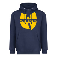 Navy music clan Heavyweight Hoodie - linhVisuals