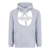 Heather Grey music clan Heavyweight Hoodie - linhVisuals