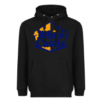 Black white castle high school Heavyweight Hoodie - linhVisuals