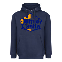 Navy white castle high school Heavyweight Hoodie - linhVisuals