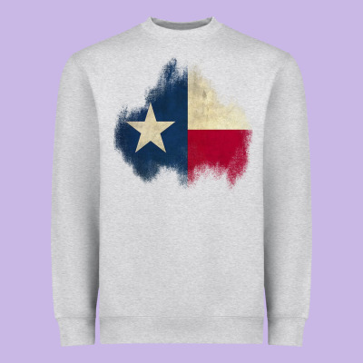 Texas Patch Heavyweight Sweatshirt Designed By Adodesignshop