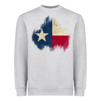Heather Grey texas patch Heavyweight Sweatshirt - AdoDesignShop