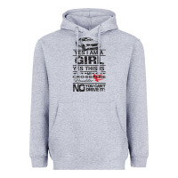 Heather Grey a girls xfire roadster   crossfire Heavyweight Hoodie - linhVisuals