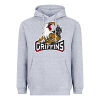 Heather Grey grand rapids griffins Heavyweight Hoodie - linhVisuals