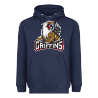 Navy grand rapids griffins Heavyweight Hoodie - linhVisuals