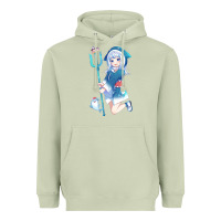 Matcha Gawr Gura Heavyweight Hoodie - linhVisuals