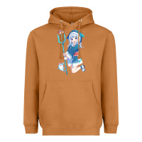 Meerkat Gawr Gura Heavyweight Hoodie - linhVisuals