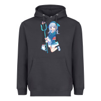Smoke Gawr Gura Heavyweight Hoodie - linhVisuals