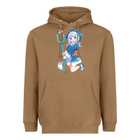 Toasted Coconut Gawr Gura Heavyweight Hoodie - linhVisuals