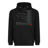 Black frank lloyd wright design   frank lloyd wright Heavyweight Hoodie - linhVisuals
