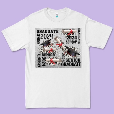 Senior 2024 Premium Tee Designed By Cowgirlartshop