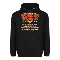 Black wonder woman Heavyweight Hoodie - linhVisuals