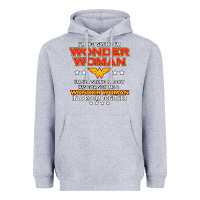 Heather Grey wonder woman Heavyweight Hoodie - linhVisuals