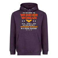 Plum wonder woman Heavyweight Hoodie - linhVisuals