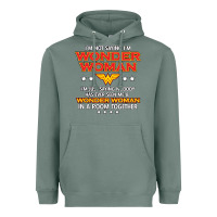 Sage wonder woman Heavyweight Hoodie - linhVisuals