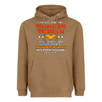 Toasted Coconut wonder woman Heavyweight Hoodie - linhVisuals